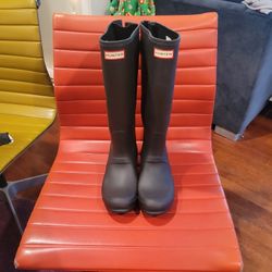 Hunter Wide Calf Rain Boots women's Size 10
