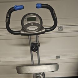 Exerpeutic Upright Folding Cycling Bike With Airsoft Seat