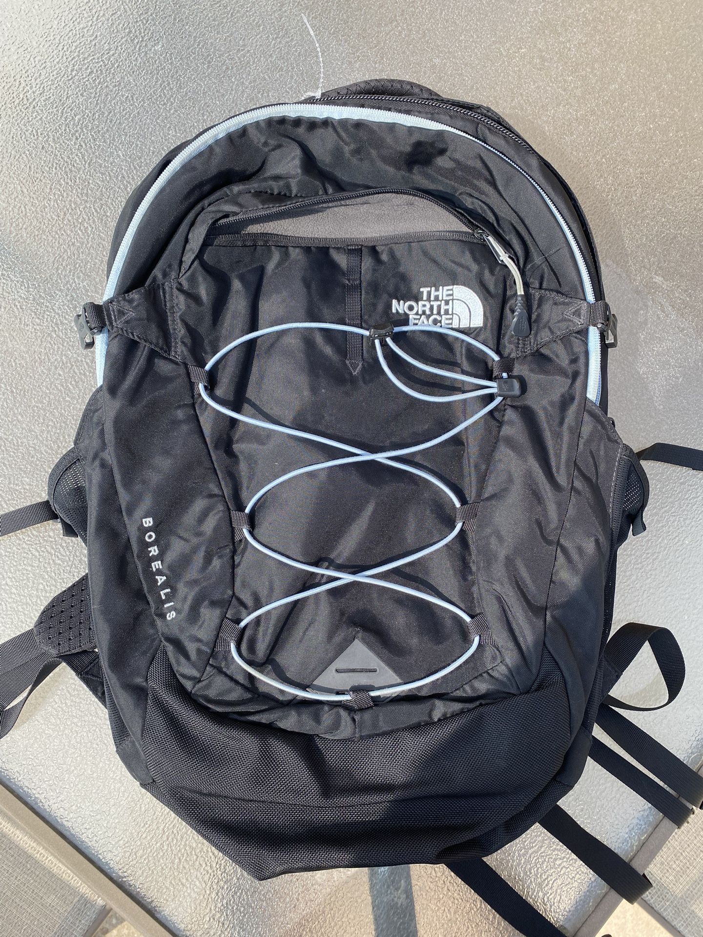 north face borealis backpack fast ship black adult size great condition
