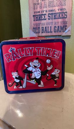 ANAHEIM ANGELS RALLY TIME LUNCH BOX .