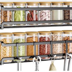 2 for $5 New Wall Mounted Spice Rack Set