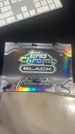 Topps chrome black NBA 2026 hobby box