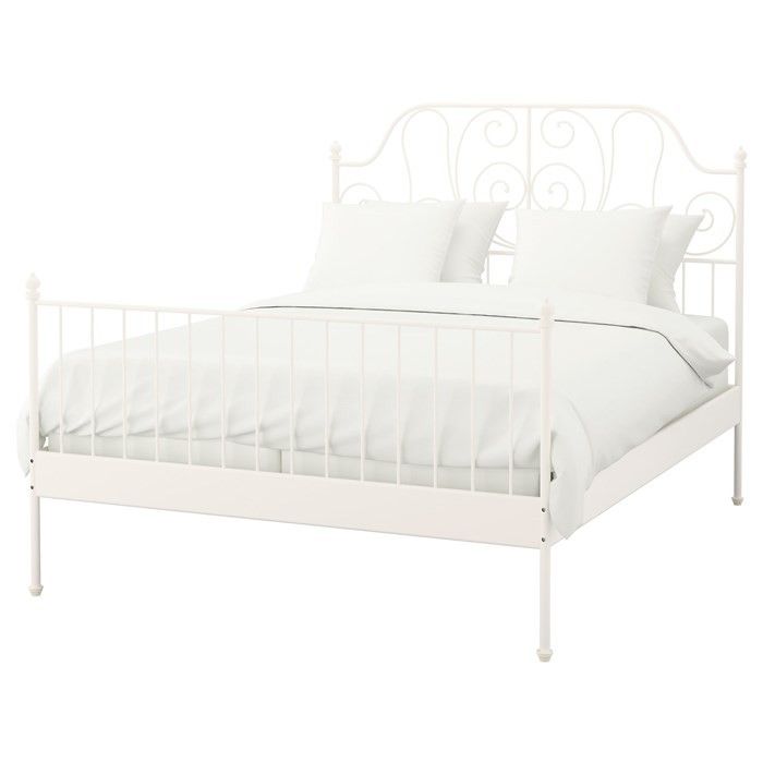 IKEA Leirvik Metal Full Bed Frame