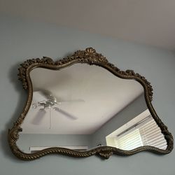 Large Vintage Antique Mirror