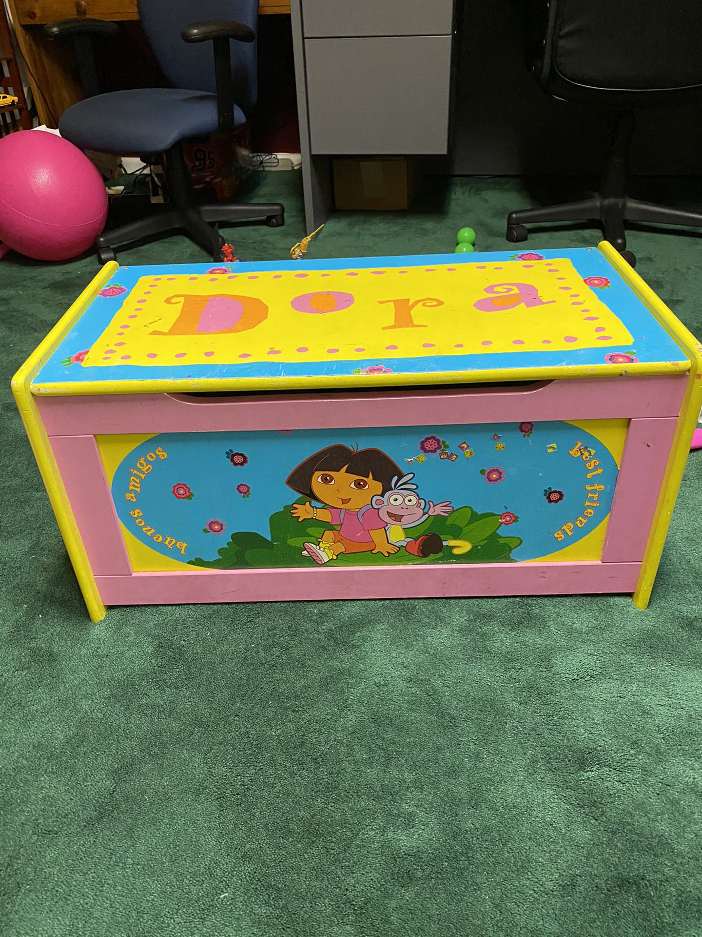 Kids Toy Storage Dora Chest