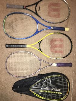 Tennis racquets
