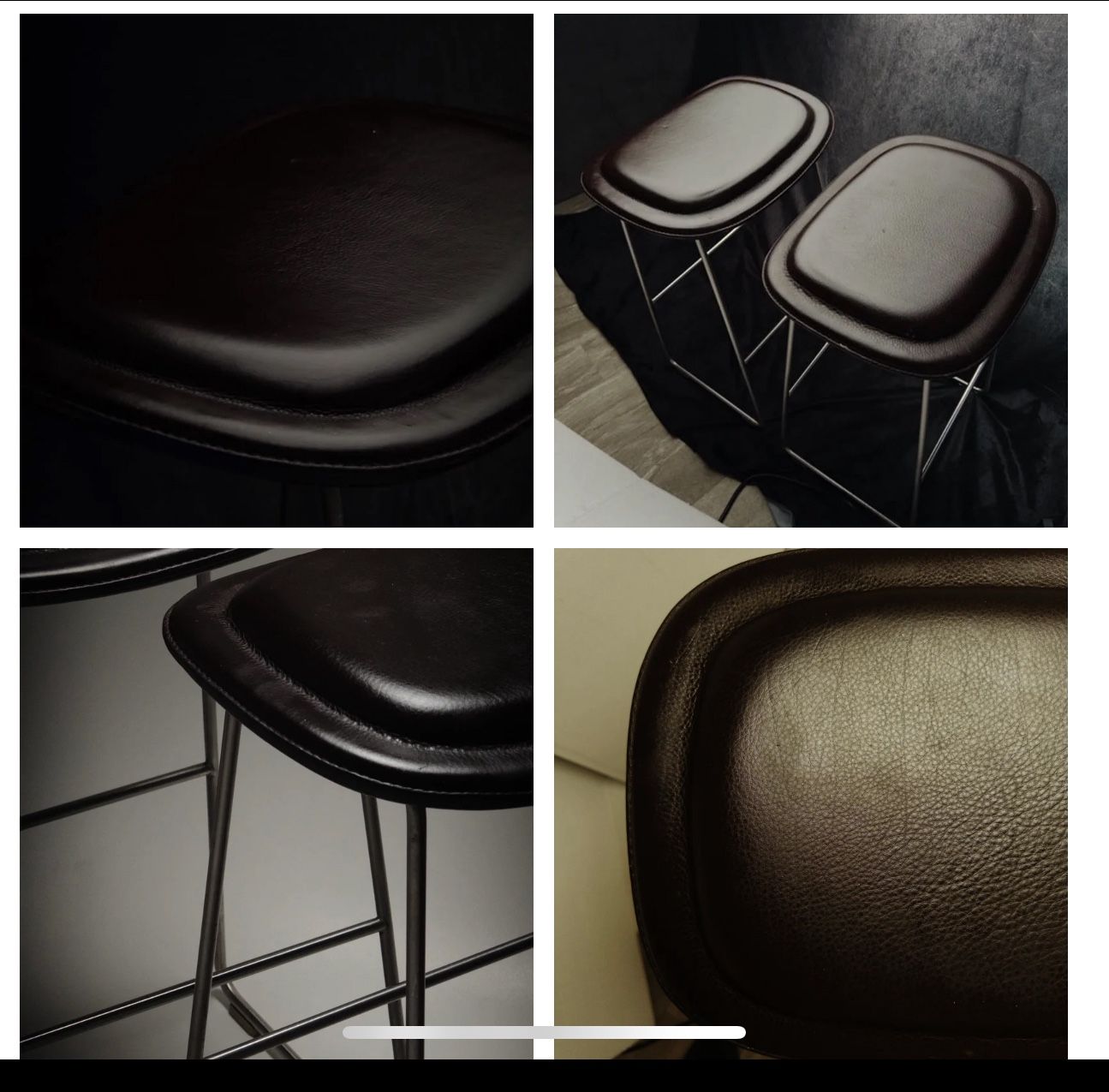 🔥2-JASPER MORRISON HI-STOOLS FOR CAPPELLINI🔥