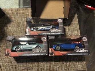 X3 Brian’s Nissan Skylines GTR R34 Jada 1:32 Fast And furious 