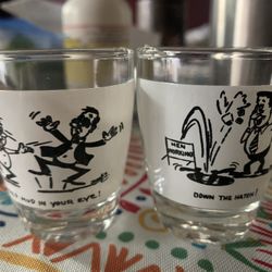 Vintage 1940 Shot Glasses