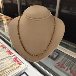 10k Gold Rope Chain 7.1 Grams 26 Long Layaway Available 10% Down If You Interested Please Make Sure You Ask For Maribel Thank You 