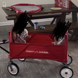Red Radio Flyer Wagon