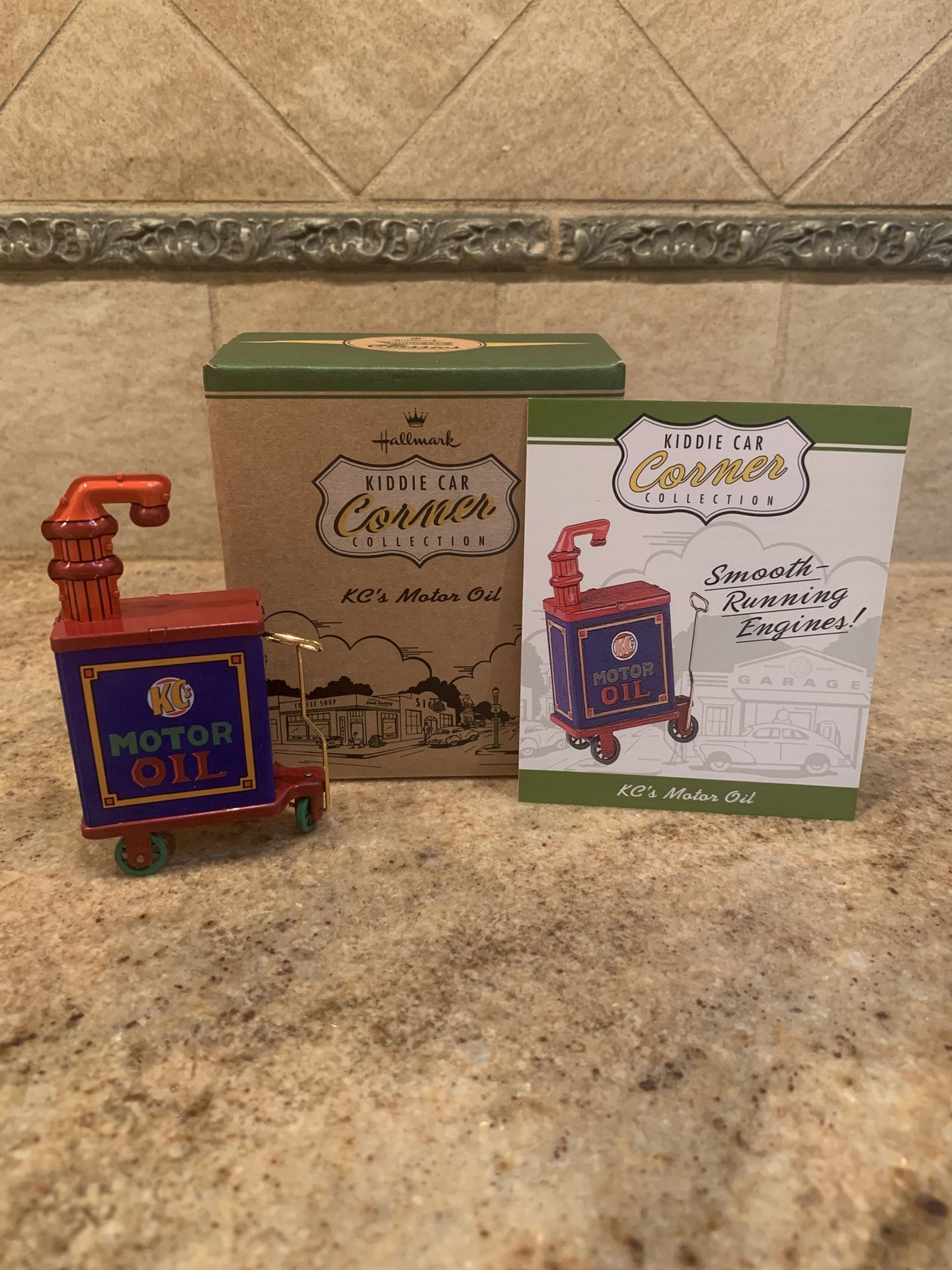 Hallmark Kiddie Car Corner Collection KC’s Motor Oil