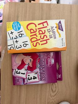 Kids addition flash cards