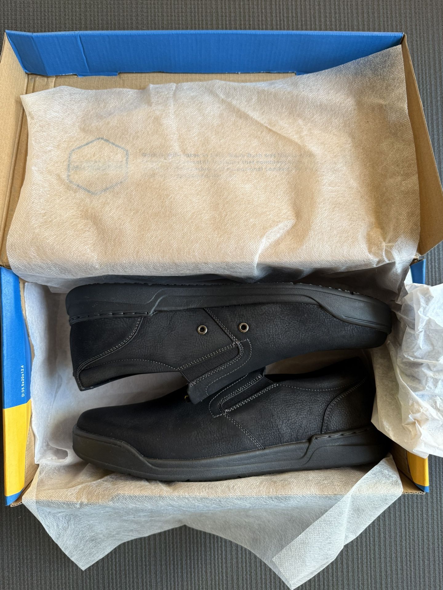 Men's Black Non Slip Dress Shoes Size 11
