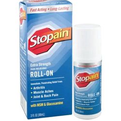 Lot Of 2 Stopain Extra Strength Roll On Pain Reliever 
