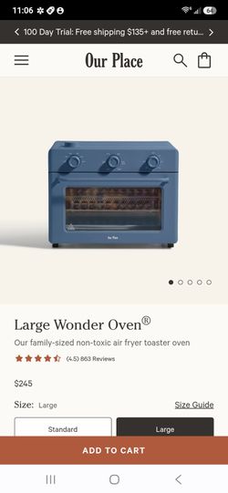 Our Place Large wonder oven & air fryer Blue Salt