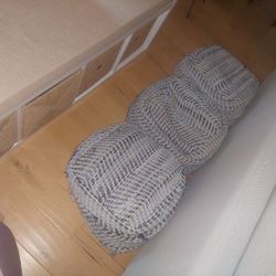 Denim Pouf / Ottoman