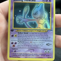 Shining Mewtwo First Edition