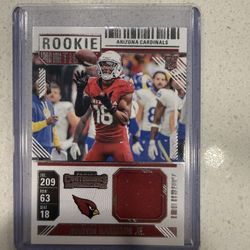 Marvin Harrison Rookie Jersey Patch Card 