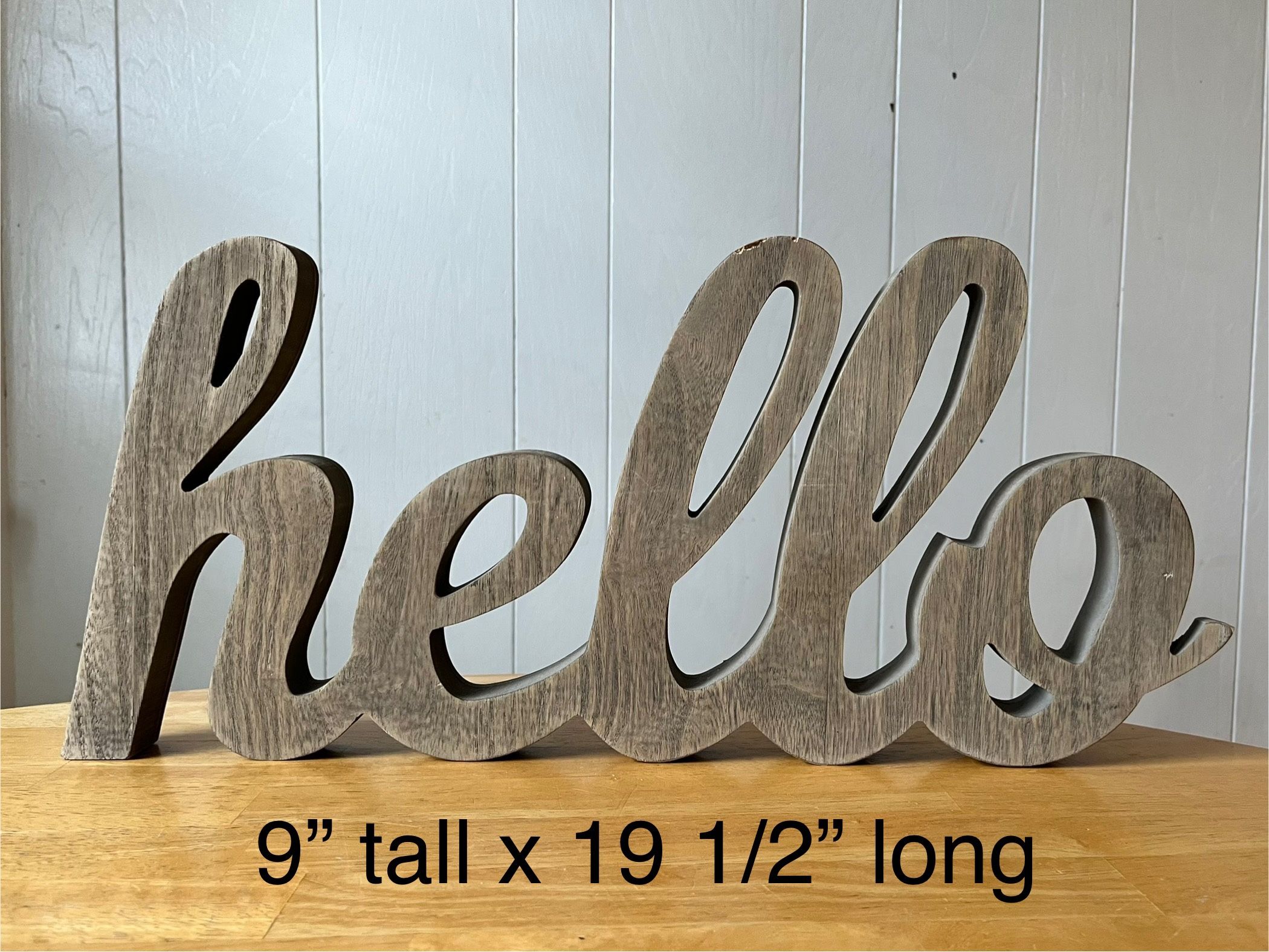Two Different Signs For Decor