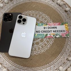 Apple IPhone 13 Pro Max 5G - Only $1 Today Pay The Rest Later! 