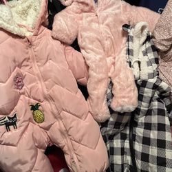 New & Used In New condition)  0-3, 6,6-9 Months) Snowsuit $15,$20,&$25..((Baby Shoes And Boots,Soft Bottom 0-3  3-6(Sz 1 &2)$12,$15 $20 & Up👇🏽