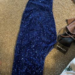 Sparkling Royal Blue Dress 