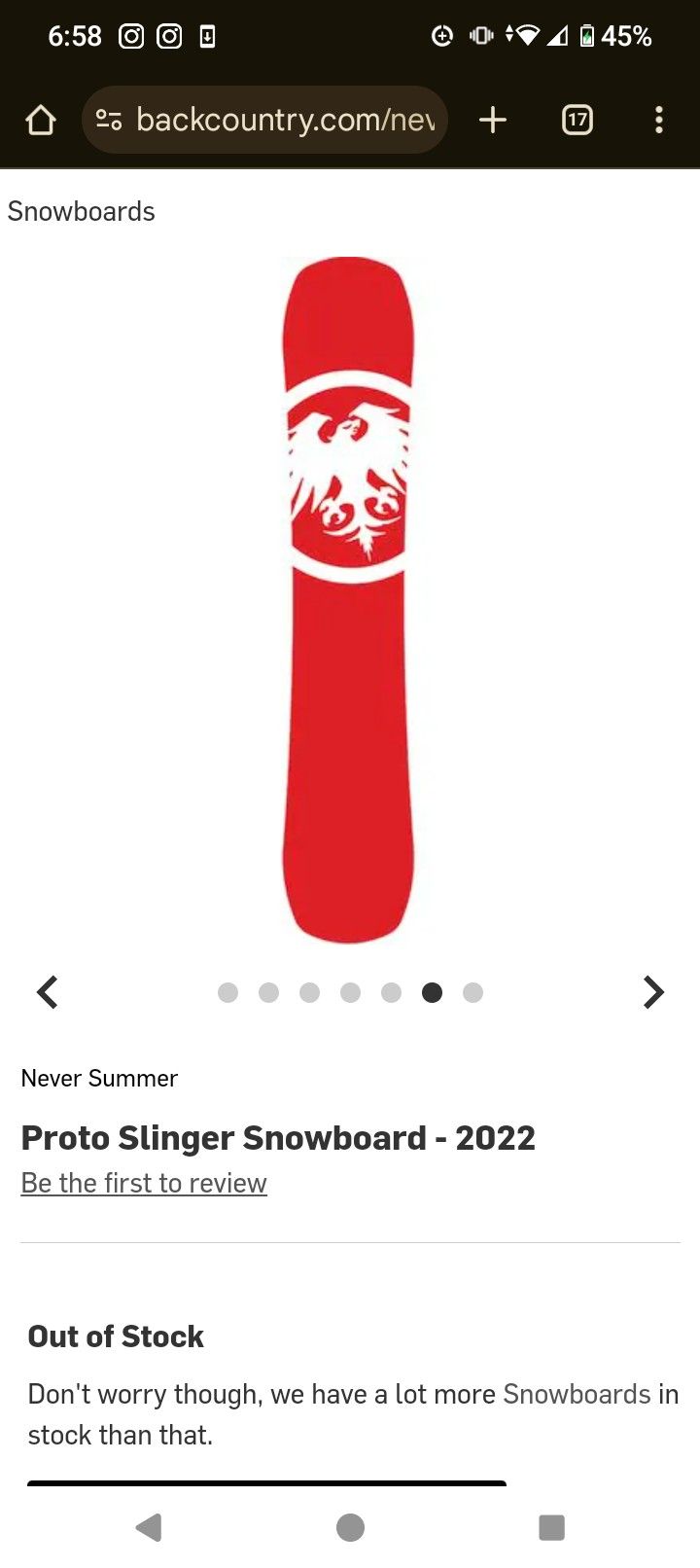 Snowboard men's Neversummer 99% New