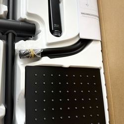 8” Dual Rainshower with Hand Held Shower head