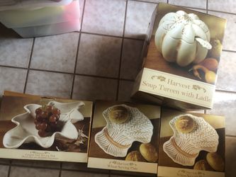 Harvest Soup Tureen and serving dishes