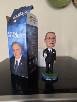 LA Dodgers Blue Jaime Jarrín Ceramic Figurine