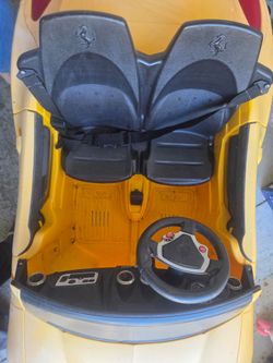 Free Yellow Ride-On Toy Car