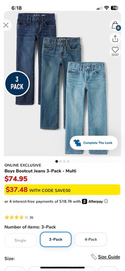 Boys Jeans Size 8