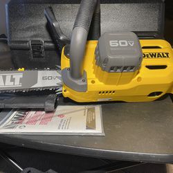DeWALT 60v 20” CHAINSAW and Carry Case