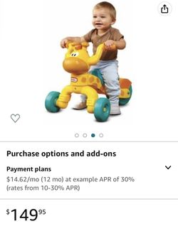 Little Tikes Go N Grow Lil' Rollin' Giraffe Ride On