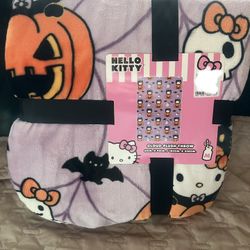 Hello Kitty Halloween Blanket 