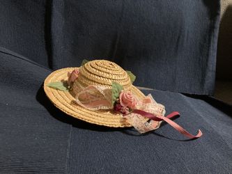 Woven Straw Doll Sun Hat