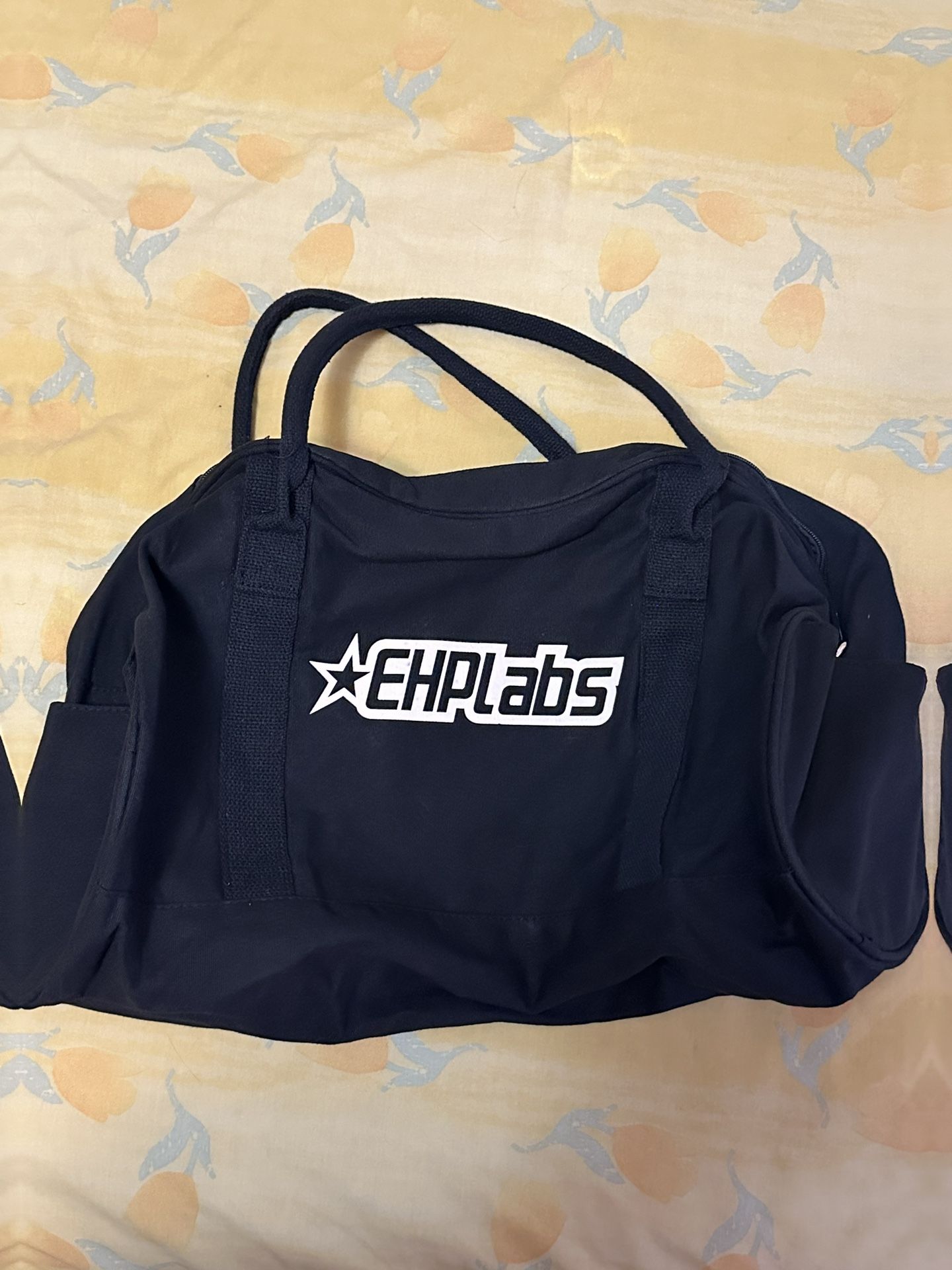 Black Gym Duffle Bag