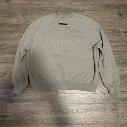 Essentials grey crewneck