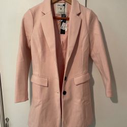 NEW Allegra K Pink Coat Size XS