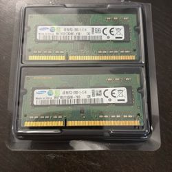 Samsung 8gb (2x4gb) DDR3 Laptop Memory / RAM