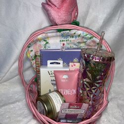 Pretty in Pink Gift Basket