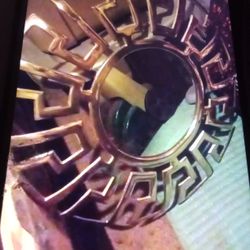 Silver Metal Wall Mirror,$20,It's 23 In Round