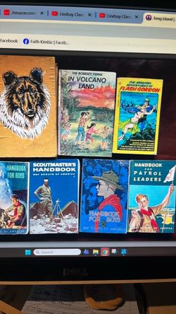 Variety of vintage books – seven total
