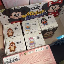 Mickey Family Plush Keychain