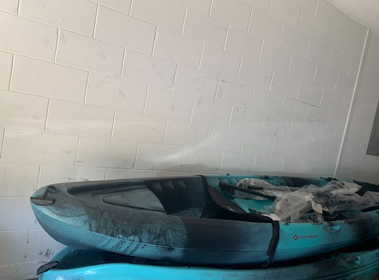 Perception Kayaks With Paddles, Plugs And Straps