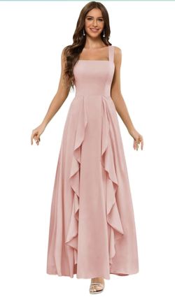 Long Blush Pink Dress, Size 4, BRAND NEW