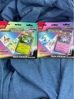 Prismatic Pokemon tech stickers