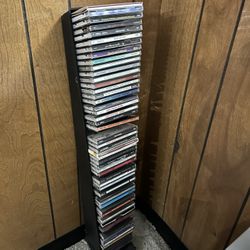 CDs and Display Case / Stand