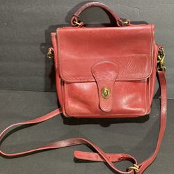 Red Leather Women’s Purse